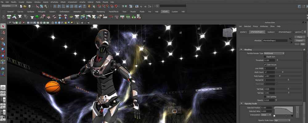 3D Dynamic & Physics in Autodesk Maya Course